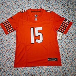 Rome Odunze Chicago Bears Nike Orange Jersey No. 15